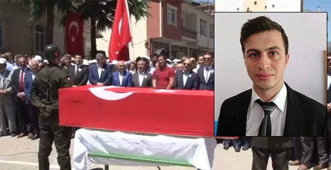 Şehit öğretmen Yılmaz son yolculuğuna uğurlandı