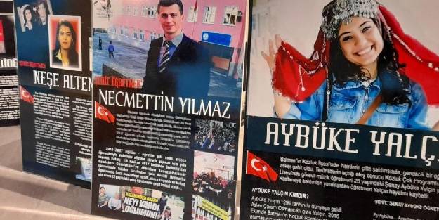 Şehit öğretmenler adına sergi