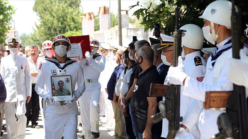 Şehit piyade er Kartiz Muğla'da son yolculuğuna uğurlandı