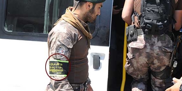 Şehit polisin silah arkadaşının kolunda dikkat çeken detay