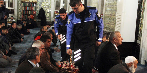 Şehit polisler için Mevlid okutuldu
