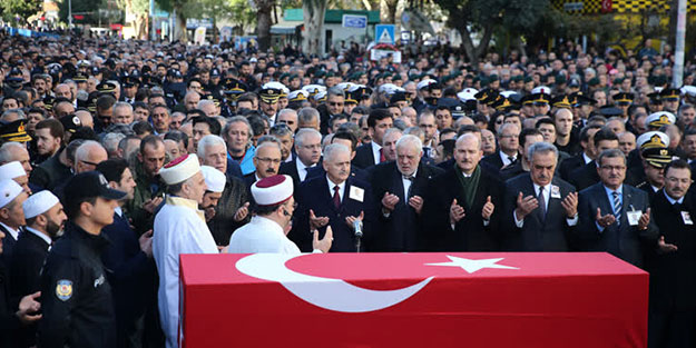 Şehit Rize Emniyet Müdürü Altuğ Verdi'ye veda
