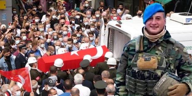 Şehit Uzman Çavuş, gözyaşlarıyla toprağa verildi