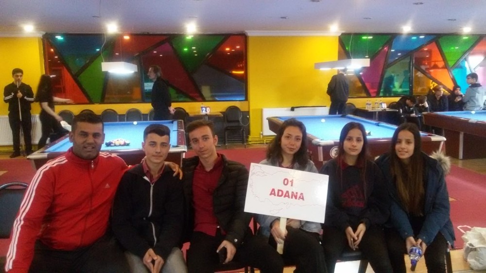 Şehit Zafer Sabancı Lisesi bilardoda Türkiye 7 ve 8’incisi oldu 