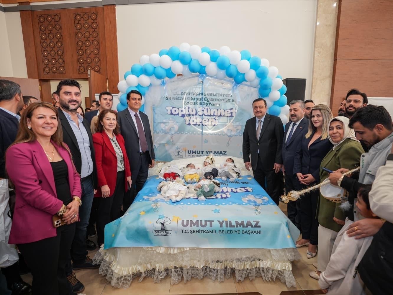 Şehitkamil'de toplu sünnet coşkusu