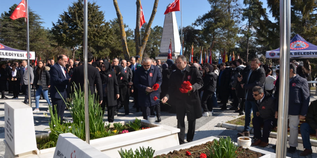 Şehitler Bafra’da dualarla anıldı
