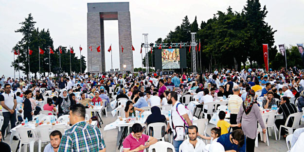 Şehitler diyarında kardeşlik sofrası