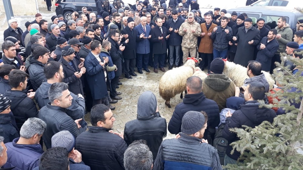 Şehitler için mevlit okutulup musibetler için kurban kesildi 