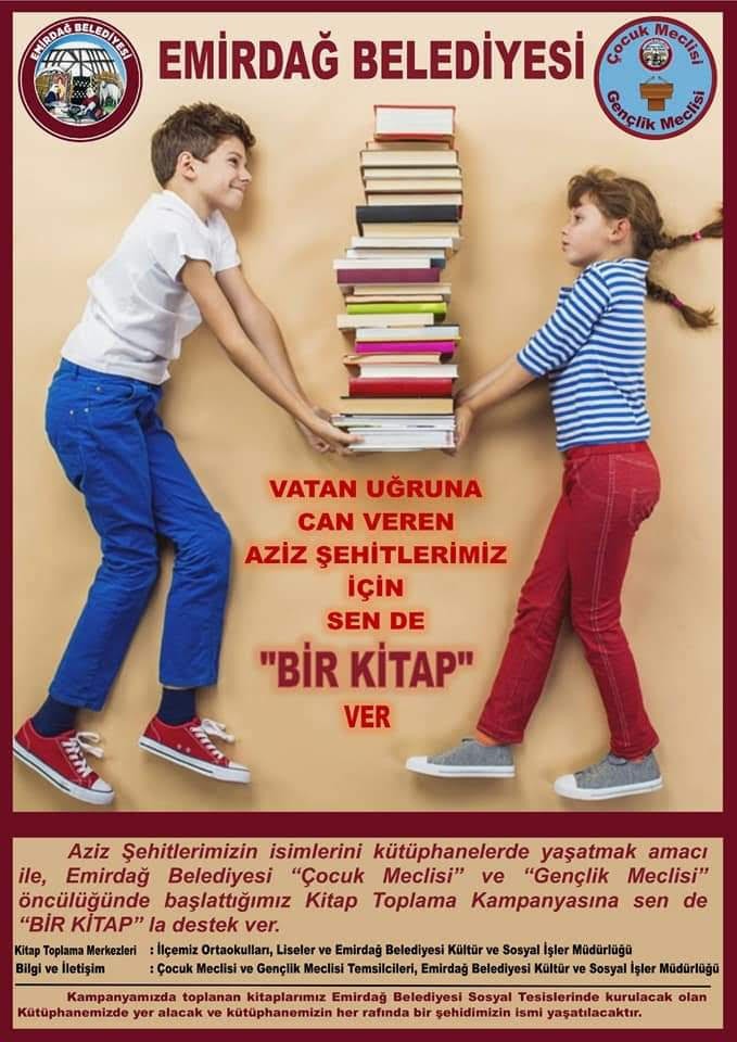 Şehitlerin ismini yaşatmak için kütüphane kuracaklar 