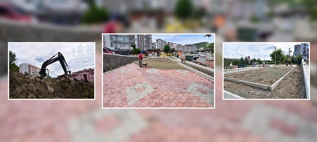 Şehrimizi parklarla donatıyor, yeşil alanlarımızı artırıyoruz