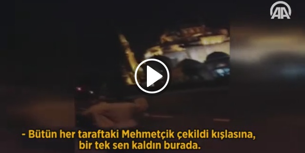Müezzin darbeci askerlere böyle seslendi!