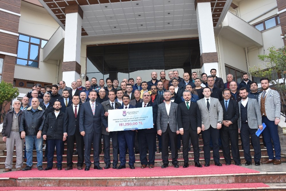 Şehzadeler’den amatör spora 151 bin liralık nakdi yardım 