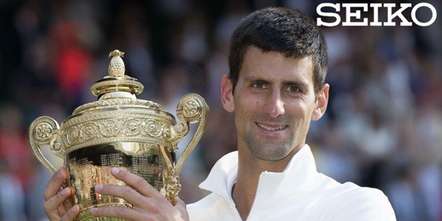 SEIKO'nun marka elçisi Novak Djokovic'in Wimbledon zaferi
