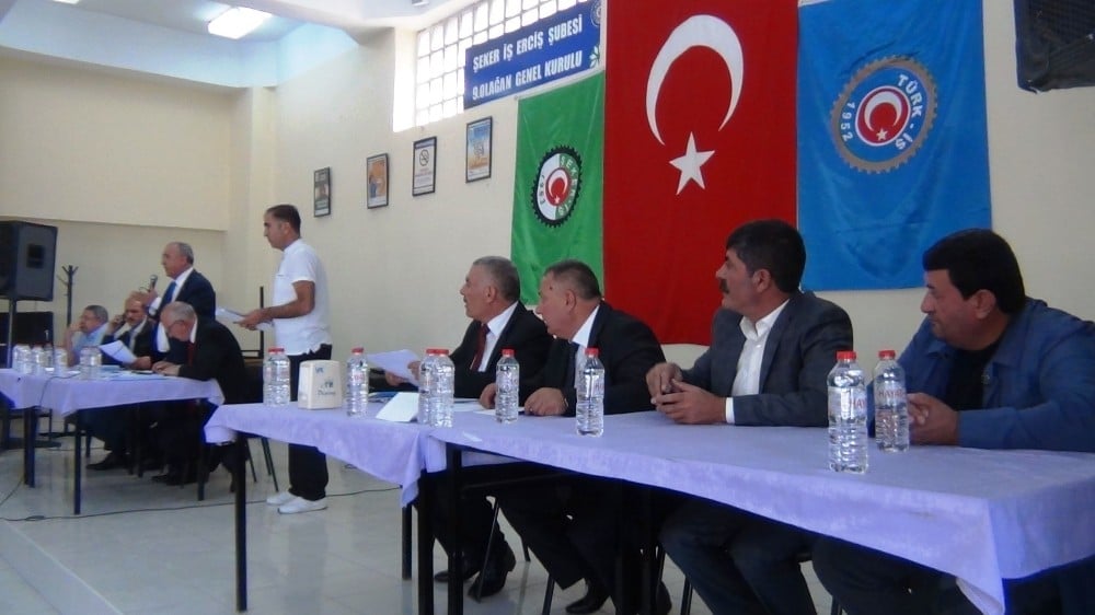 Şeker-İş Erciş Şube Başkanlığına Yusuf Özlek seçildi 