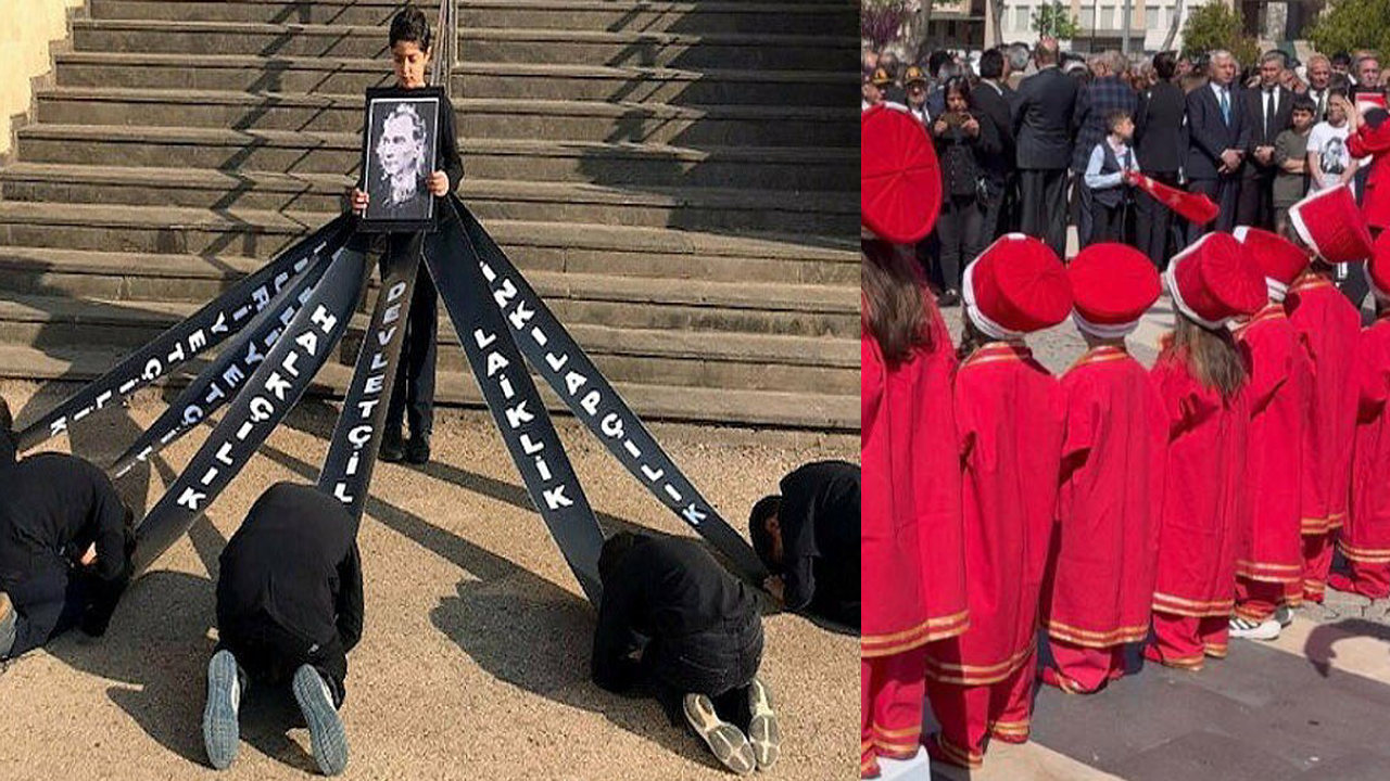 Seküler panayırına dönen 23 Nisan Törenlerinin Özeti:Kendi Değerlerine Düşman, Batı’nın Rezaletine Hayran!