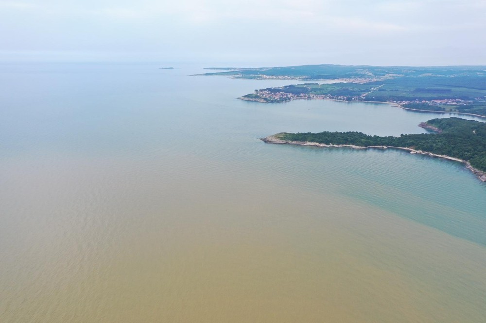 Sel suları Karadeniz’i kahverengiye bürüdü 