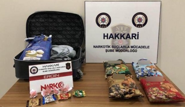 Selahaddin Eyyubi Havalimanı'nda valizde 8,5 kilo eroin ele geçirildi