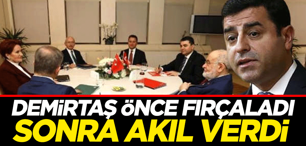 Selahattin Demirtaş önce fırçaladı sonra akıl verdi: Bunu yapın!