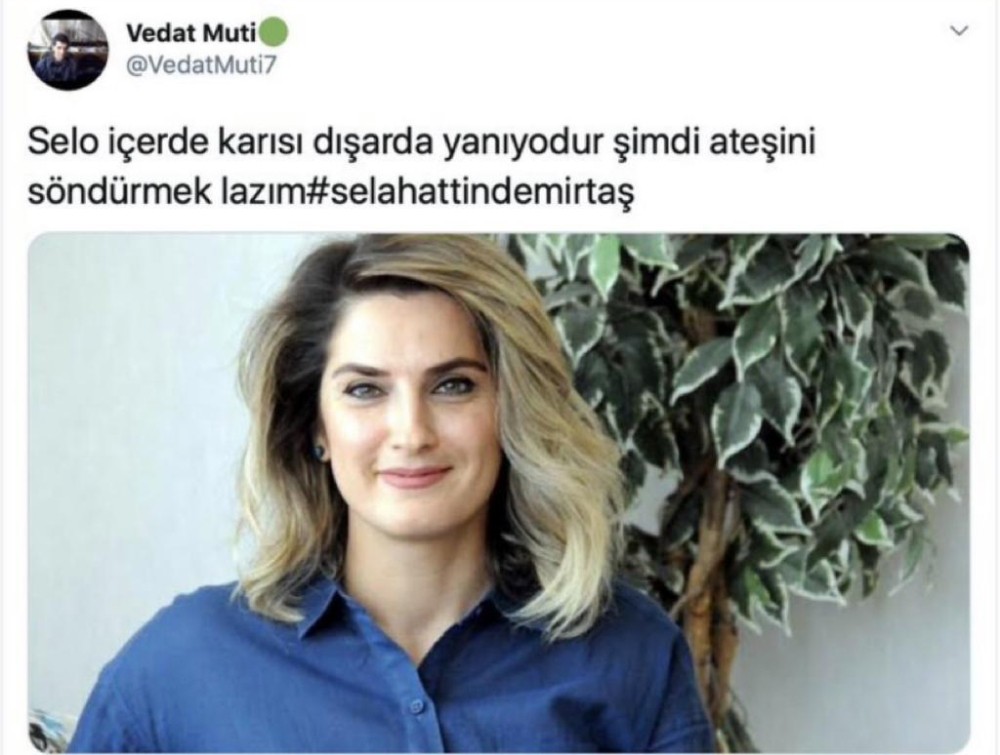 Selahattin Demirtaş’ın eşine yönelik yapılan çirkin paylaşıma gözaltı 