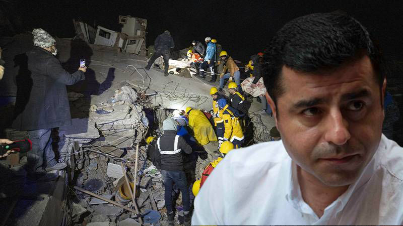 Selahattin Demirtaş'tan skandal "deprem" çıkışı! İşi-gücü provokasyon