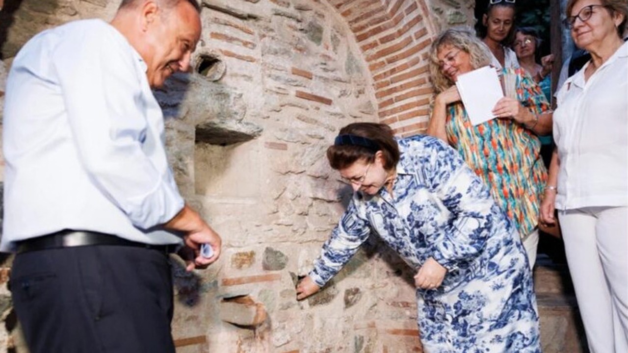 Selanik’te tarihi anlar, Osmanlı çeşmelerinden yeniden su akmaya başladı