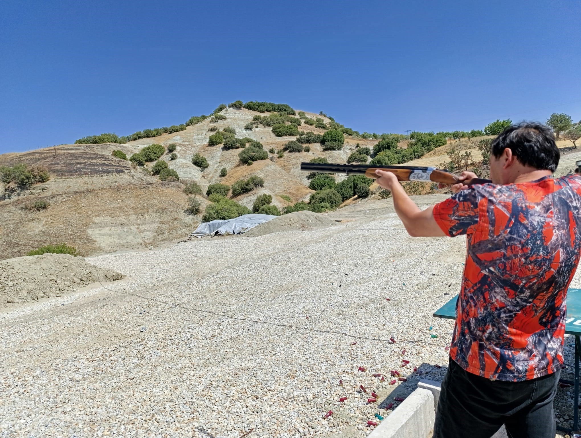 Selendi’de trap atışları nefes kesti