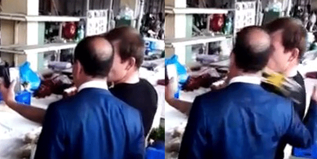 Özçekim yapmak istedi! Belediye başkanını yumrukladı...