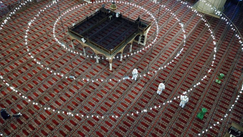 Selimiye Camii ibadete açılmaya hazırlanıyor 
