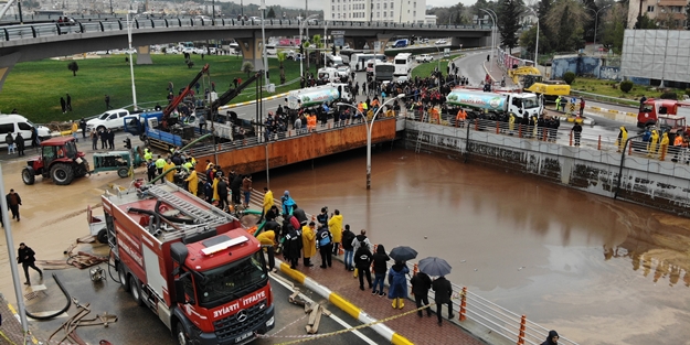 Selin vurduğu kent havadan böyle görüntülendi