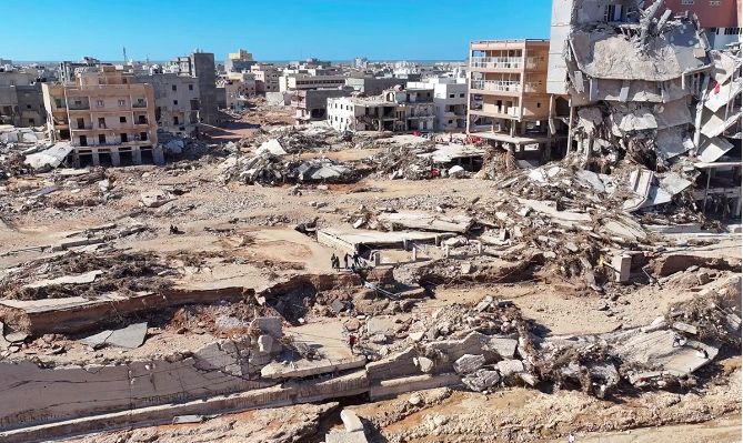 Selin vurduğu Libya Derne'den geriye bu fotoğraflar kaldı! İşte o dehşet veren kareler