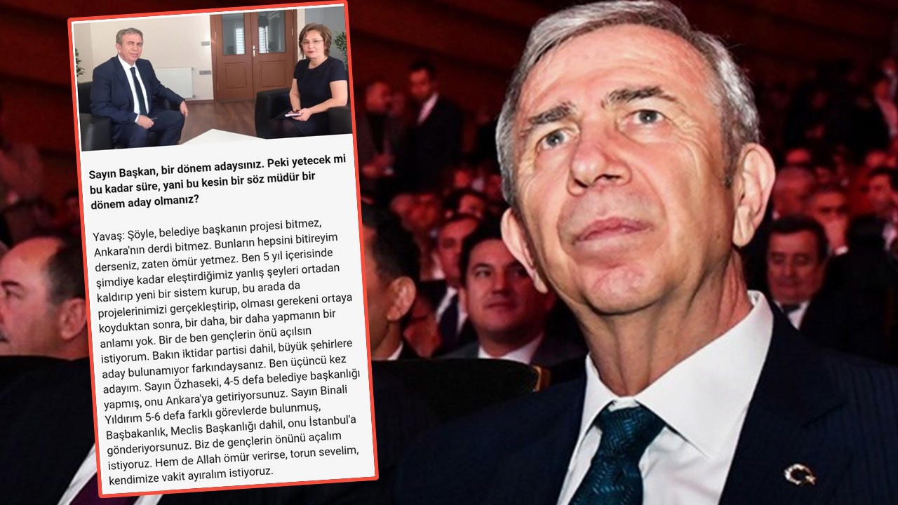 Sen de az kurnaz değilsin Mansur Başkan: Söz verdi tutmadı yine aynı sözü verdi...