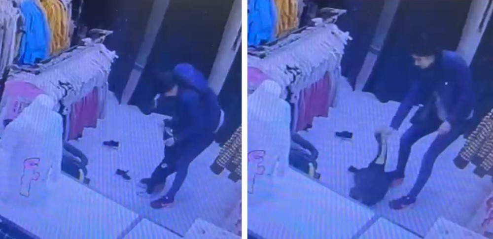 Sen nasıl annesin! 3 yaşındaki çocuğu önce tokatladı sonra yere fırlattı