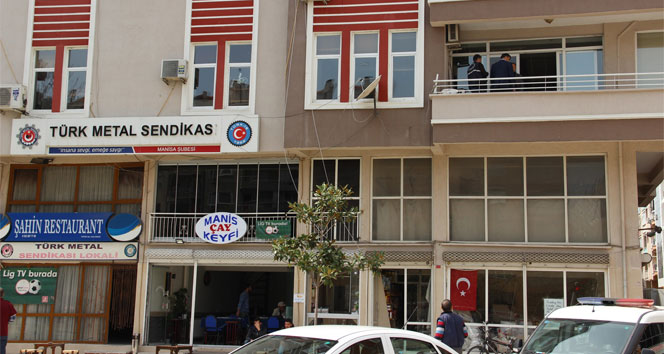 Sendika binasına tabancayla saldırı