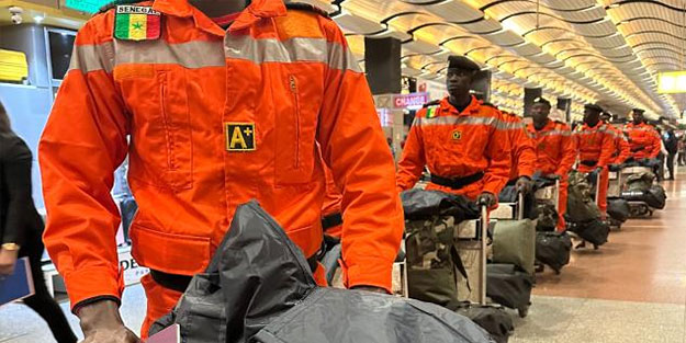 Senegal'in Türkiye'ye gönderdiği arama kurtarma ekibi ülkelerine döndü