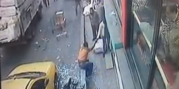 3. kattan aşağı böyle attılar! Yetmedi...