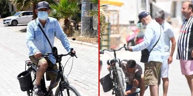 Şener Şen yolda kaldı! Yardımına esnaf koştu