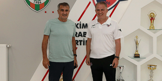 Şenol Güneş kardeşi Bahaddin Güneş'i ziyaret etti