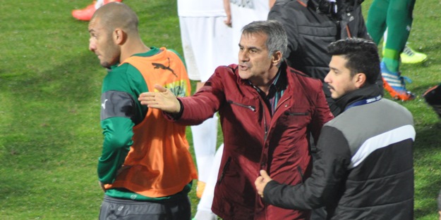 Şenol Güneş'i çıldırtan hareket