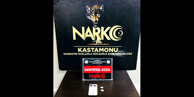 Sentetik ecza hapı satarken suçüstü yakalanan şahıs tutuklandı