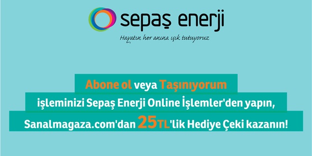 Sepaş Enerji online işlemler menüsünü kullandılar, kazandılar
