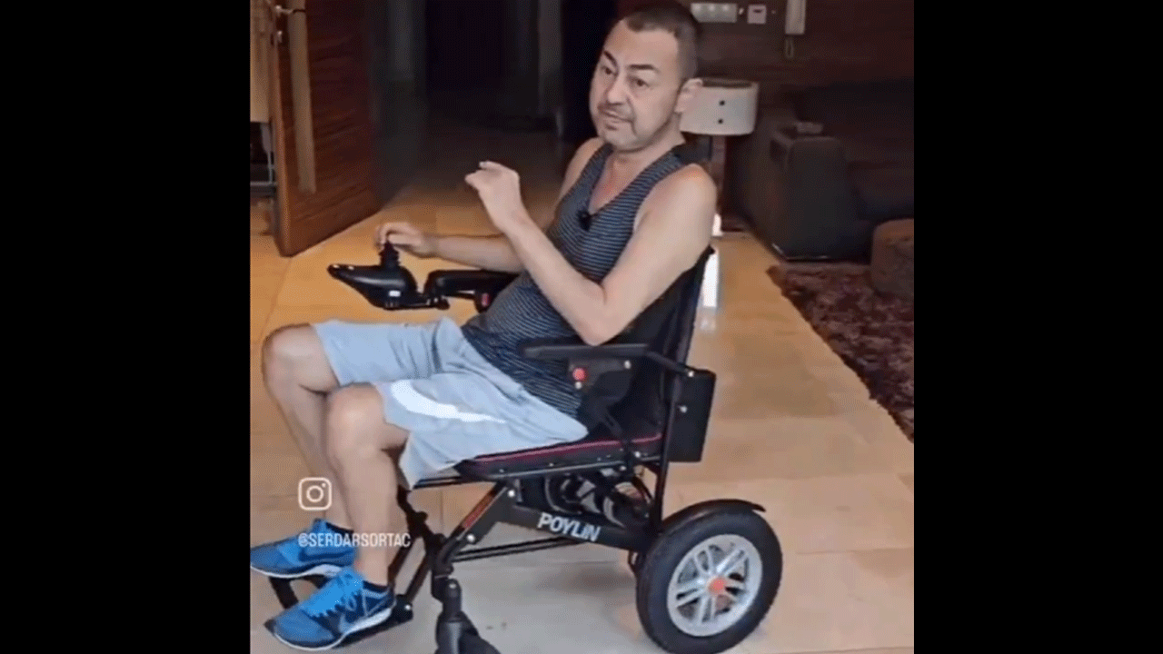 Serdar Ortaç, tekerlekli sandalyesiyle takipçilerine seslendi!