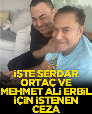 Serdar Ortaç ve Mehmet Ali Erbil’e en üst halden ceza