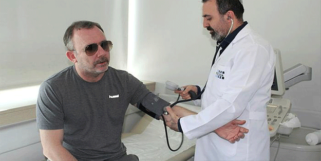 Sergen Yalçın sağlık kontrolünden geçti, ortalık karıştı