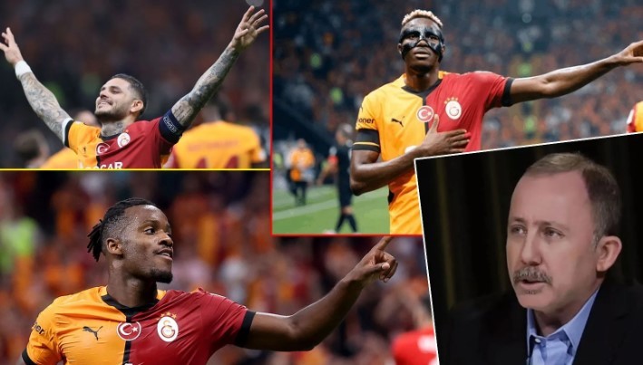 Sergen Yalçın’dan olay olacak sözler! Osimhen Icardi ve Batshuayi için bakı neler söyledi