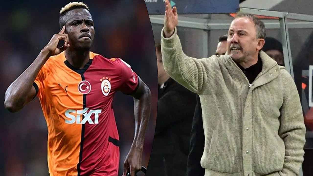 Sergen Yalçın'dan olay Osimhen açıklaması