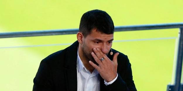 Sergio Agüero ağlayarak veda etti!