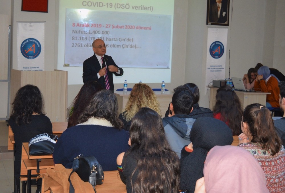 Serik Gülsün-Süleyman Süral MYO’nda Koronavirüs (Covid-19) Semineri 