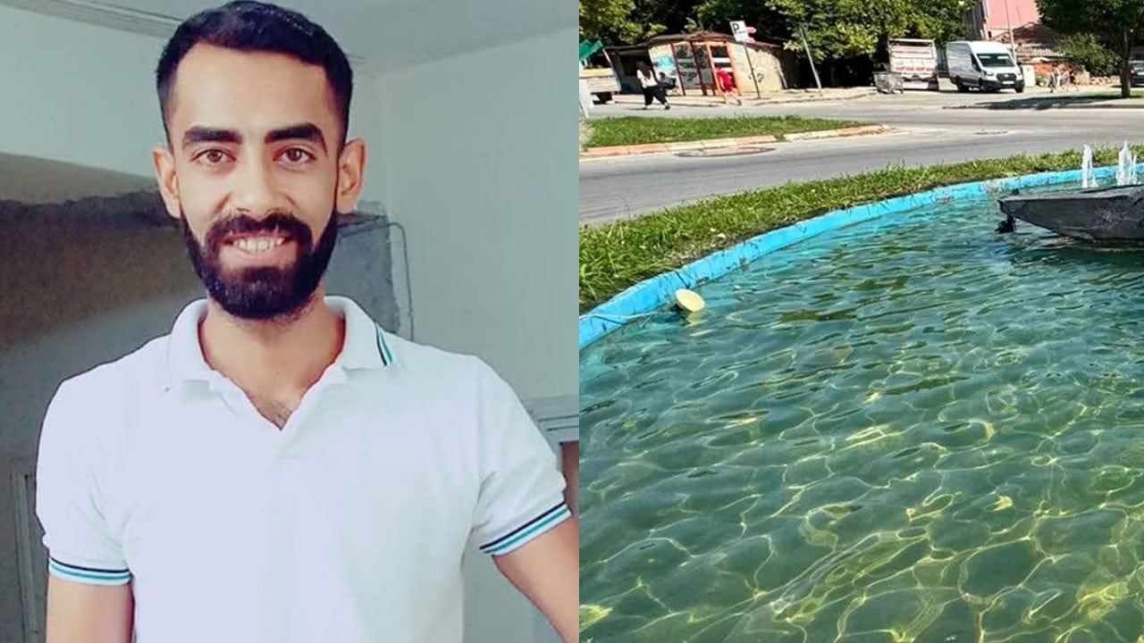 Serinlemek için ayaklarını koyduğu süs havuzunda çarpıldı: Belediye işçisi ağır yaralandı