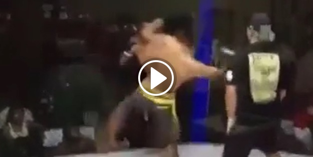 Sersemleyince hakeme saldırdı!