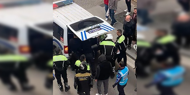 Serseri mayın gibi etrafı rahatsız ediyordu! Zanlı üstüne bir de polise mukavemet etti